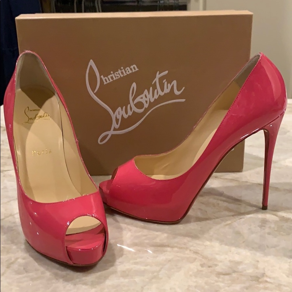 NWT Christian Louboutin New Very Prive 120 Patent